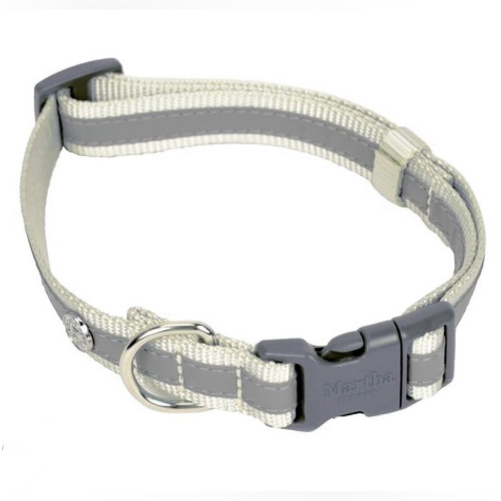 NWT [Martha Stewart] Adjustable Nylon Dog Collar in Bowtie Tan, Multiple Sizes! - Picture 2 of 10